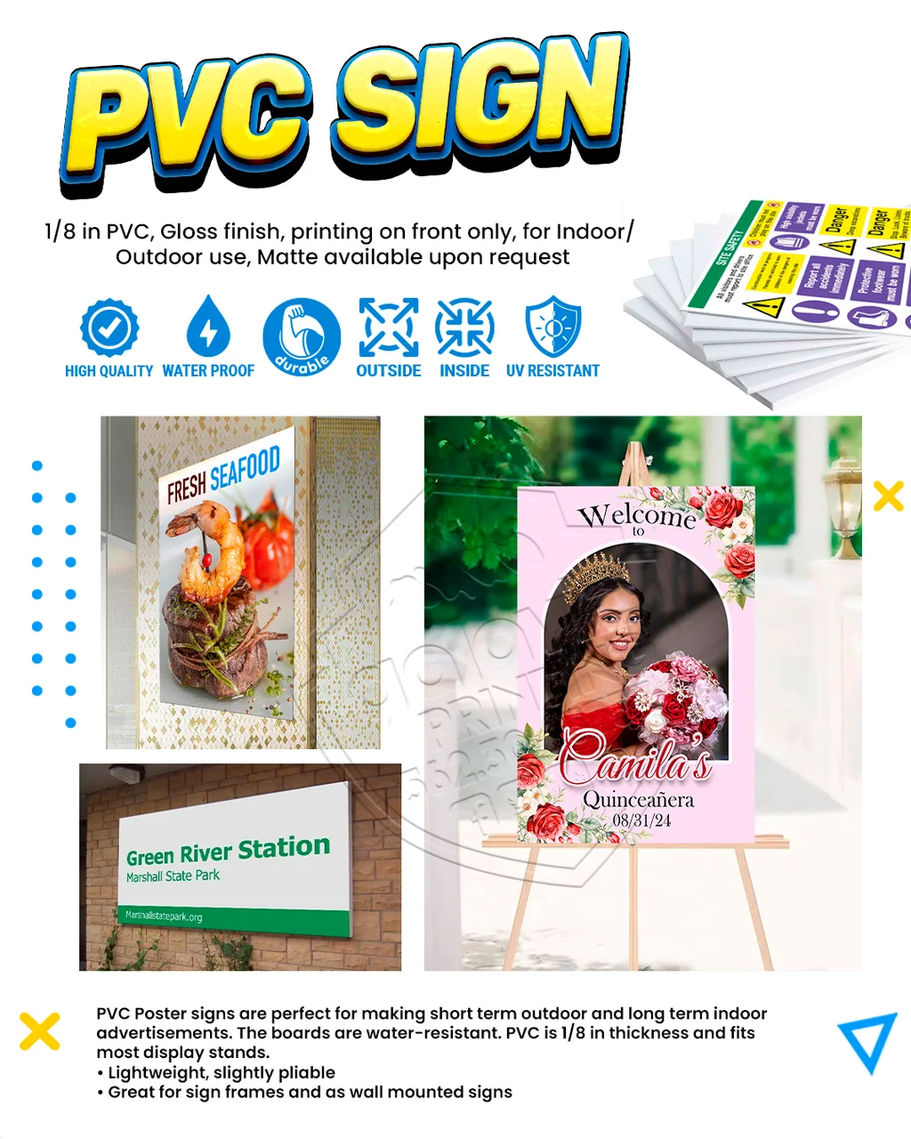 PVC / Styrene — especificaciones
